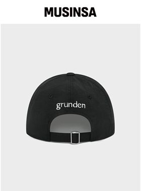 GRUNDEN NYLON LOGO CAP (黑色)_G26EUHBC04BK M韩国官网直邮进口