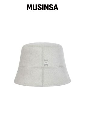 VARZAR studs drop oversize 羊毛 bucket hat  韩国官网直邮进口
