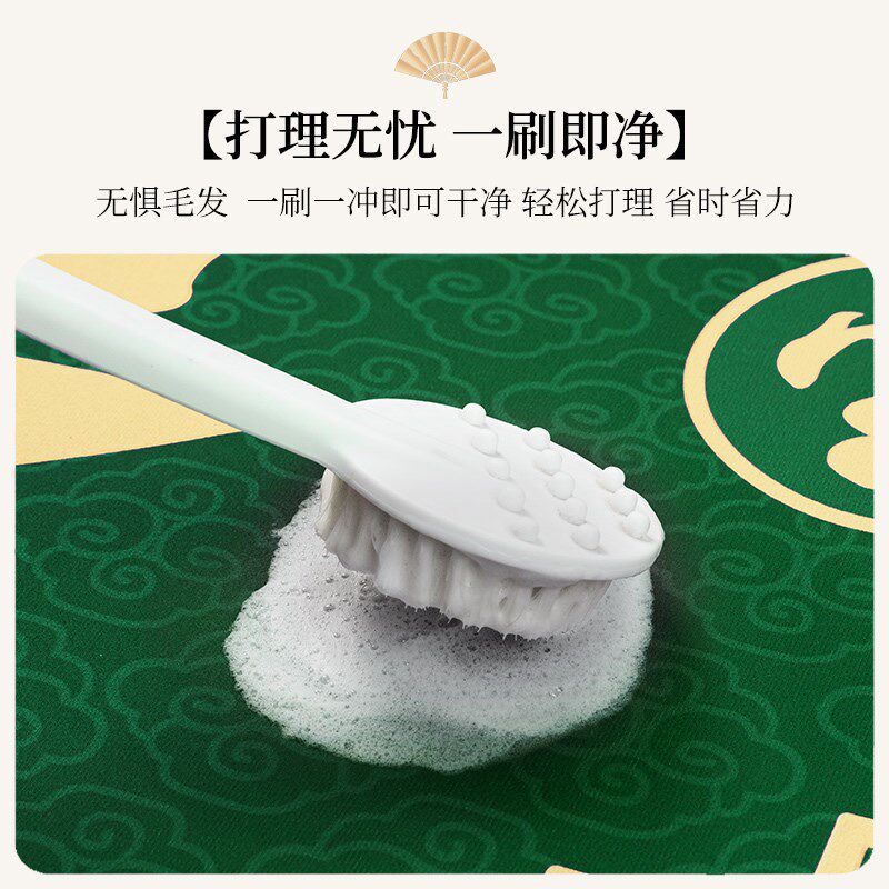 Green kitchen special floor mat long diatom mud water-absorbing oil-absorbing non-slip household foot mat free-cut carpet