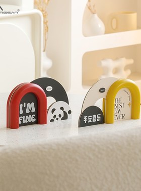 NORI办公桌面熊猫摆件家居客厅玄关电视柜高级感装饰品