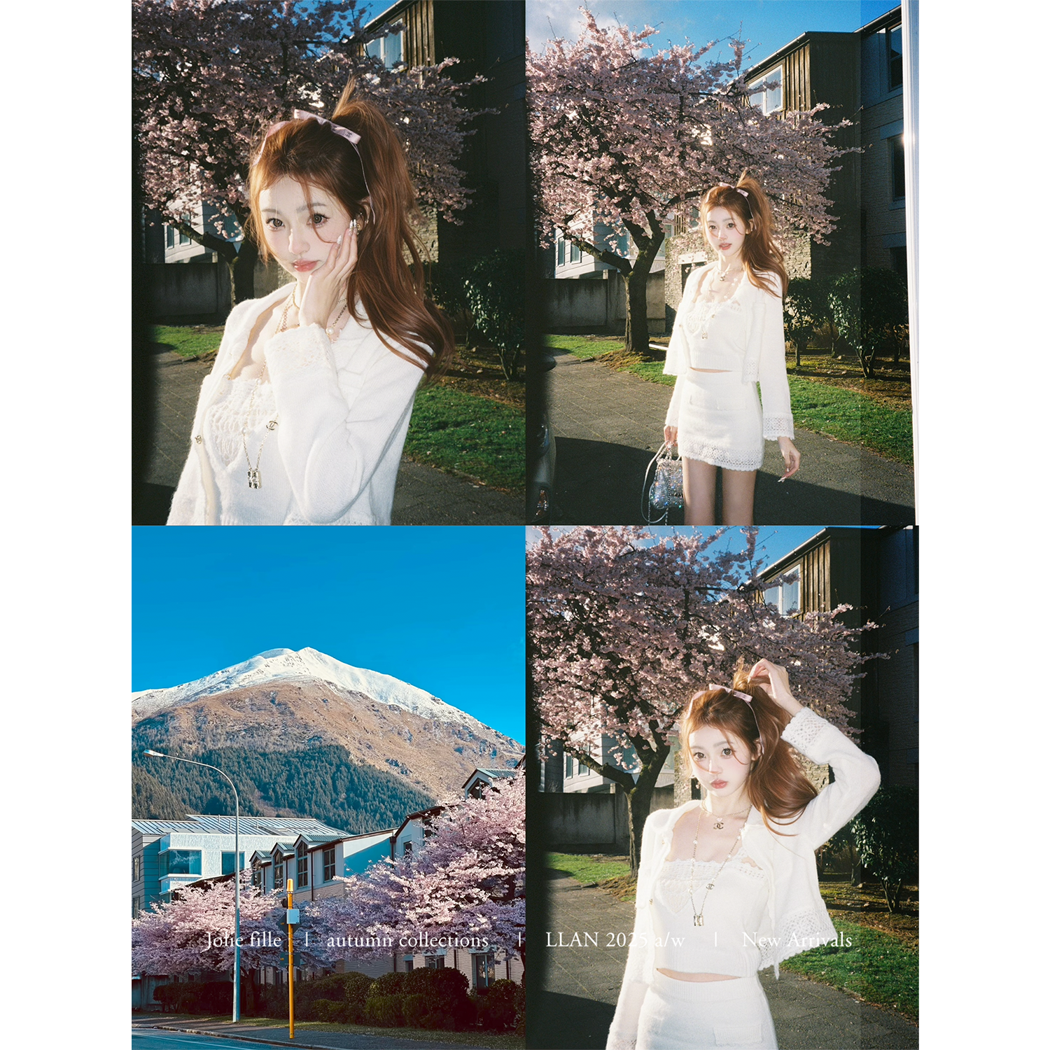 你的懒懒llan【奶醇味小白花】高定绣花针织三件套吊带+开衫+半裙,淘宝优惠券,粉丝福利购,淘宝优惠卷