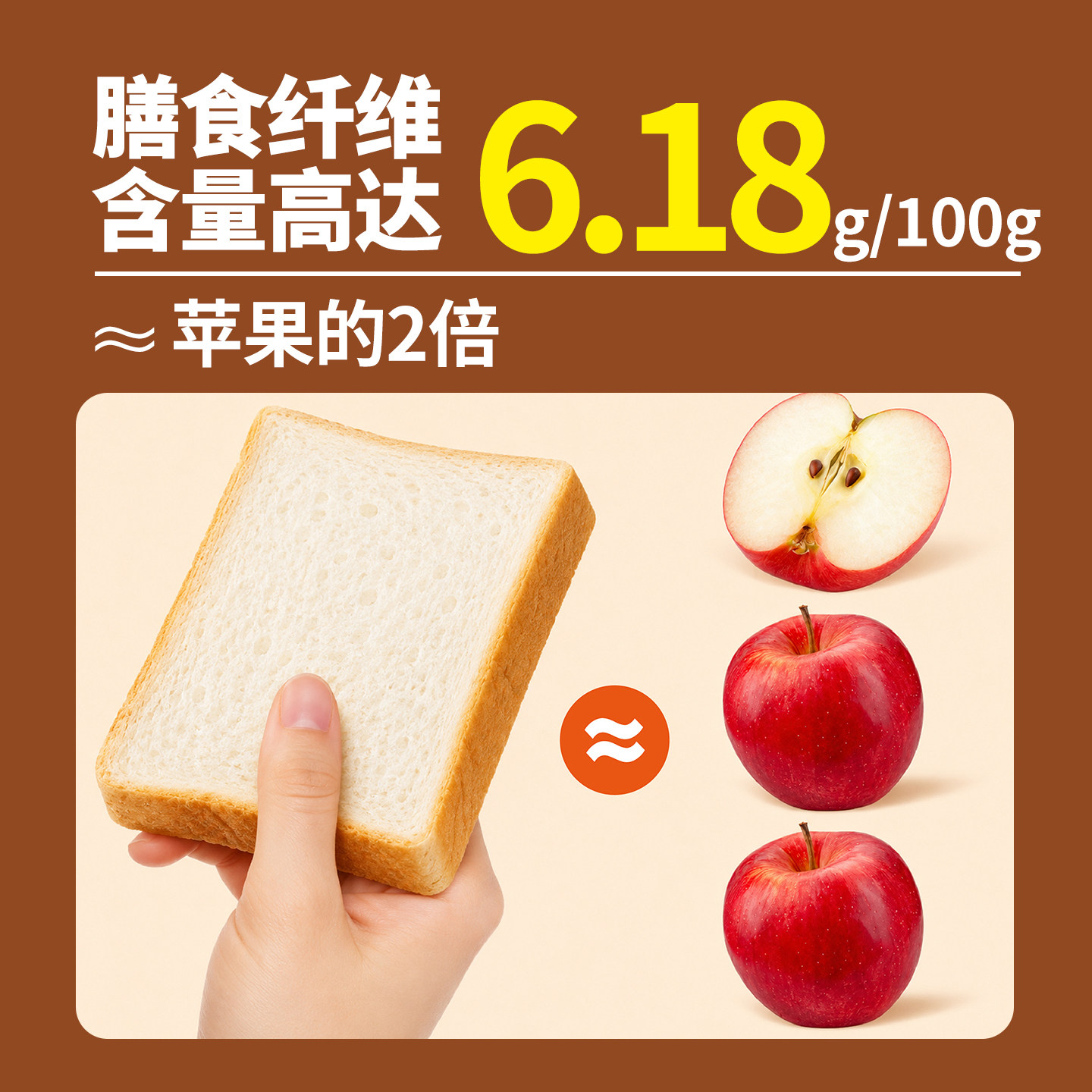 10w库存！辰欣全麦面包480g*箱