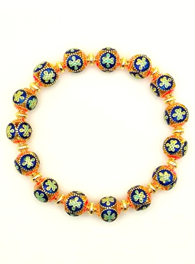 北京景区景泰蓝珐琅中国结手链