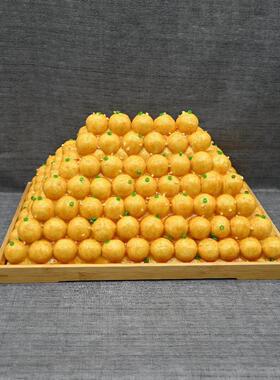 仿真小圆土豆模型锅巴狼牙土豆洋芋粑粑模具摆摊网红街边小吃样品