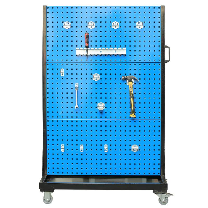 Thickened hardware tool rack material rack tool organizer hole board workshop maintenance tool rack tool display rack