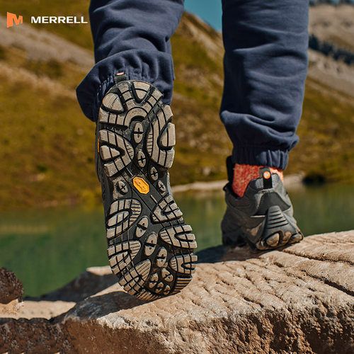 Merrell/迈乐女款MOAB3 GTX防水白灰黑徒步鞋V底防滑耐磨防撞鞋 - 图1