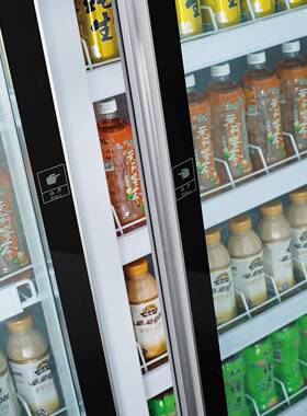 超市低温冷冻柜立式冷冻食品雪糕冰淇淋牛肉展示柜四门分体大容积