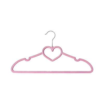 少女塑料衣架爱心学生宿舍无痕可爱晒衣架防滑家用晾衣架