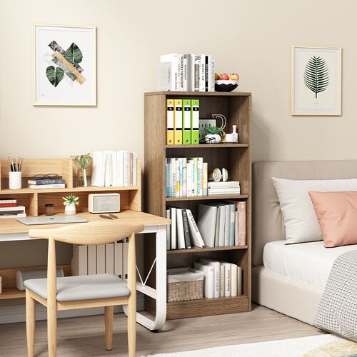 实木简约落地靠墙置物柜夹缝书柜书架2022新款窄柜子储物柜收纳柜 - 图2