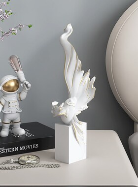 年年有鱼锦鲤客厅酒柜装饰品摆件轻奢电视柜办公室开业乔迁礼物