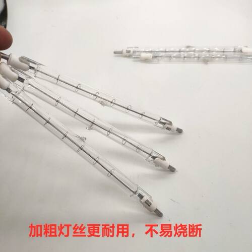 碘钨灯管太阳夹式高温卤钨灯超亮发热500W1000W瓦烤鸭炉烤箱专用 - 图2