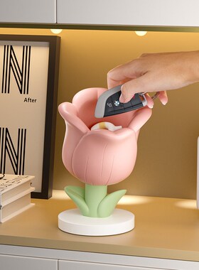 郁金香玄关钥匙收纳摆件入户门鞋柜电视柜客厅家居装饰品新居礼品
