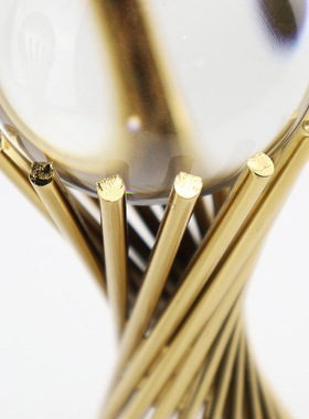 北欧创意水晶球摆件家居客厅电视柜办公室书桌酒柜工艺装饰品摆设