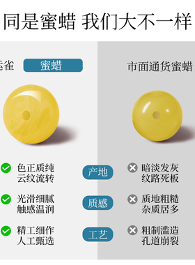 【国家珠宝玉石鉴定】蜜蜡隔片