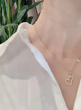 月售500+S925纯银葫芦新中式项链