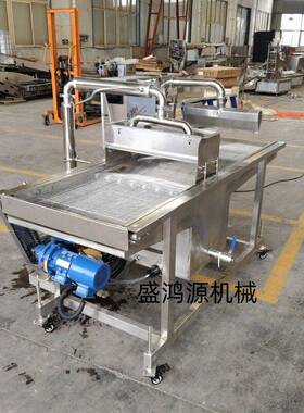 坚果饼干巧克力挂浆机麻花连续式涂层机搭配隧道降温成型设备