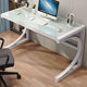 Computer desk desktop home student study desk simple tempered glass office desk bedroom writing desk e-sports table