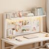 Bookshelf desktop storage rack with hole board multi-layer storage rack children's picture book rack iron study table storage bookshelf