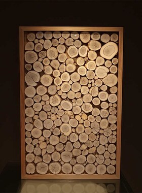 中古风茶室沙发后装饰画民宿背景墙挂画创意壁挂日式厅网红原木风