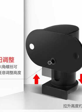 304不锈钢强磁可调节地吸 新中式免打孔门吸家用卧室打孔门吸