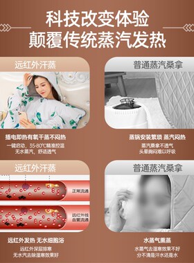 家用沙棘汗蒸袋 宝迪蔻排酸毯桑拿设备 全身体排湿寒桑拿