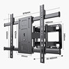 Ultra-thin TV hanger telescopic and rotating wall-mounted bracket universal 55 65 75 85 100-inch all-in-one wall mount