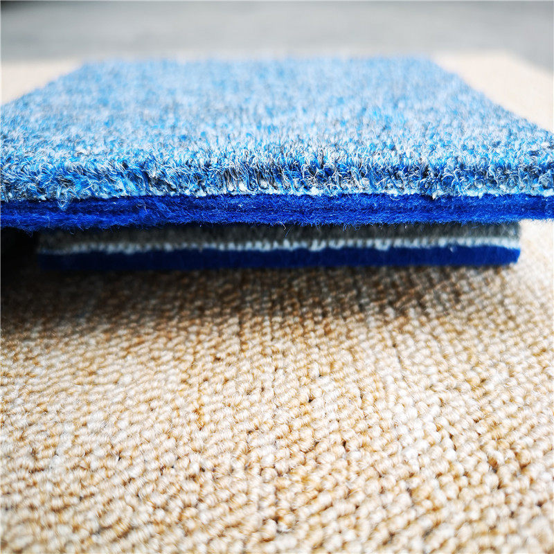 B1 flame retardant thickened non-woven base carpet tiles office billiard hall gym school hotel splicing tiles
