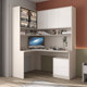 Bookcase desk integrated corner study table study multi-kinetic desk simple solid wood office computer desk