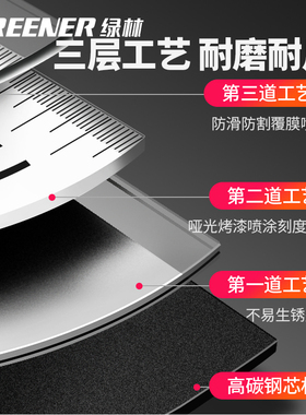 绿林钢卷尺加厚加硬5米尺耐磨防摔迷你拉尺自动锁定国标10米尺子