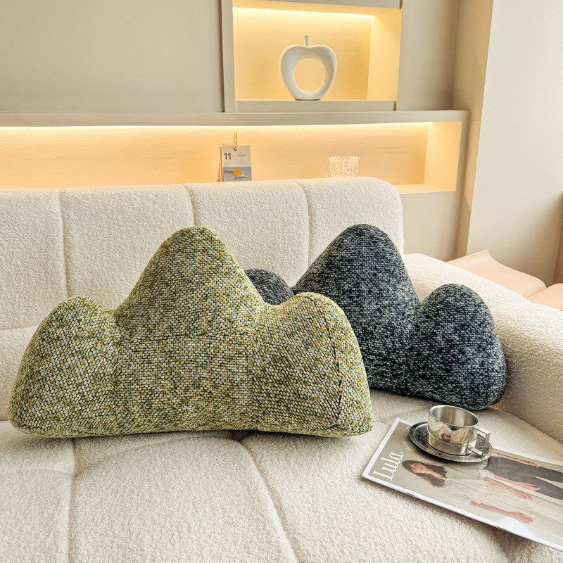 Mountain-shaped pillow bed backrest office waist backrest cushion living room sofa cushion bedroom bay window bedside cushion