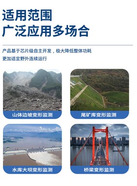 GNSS位移监测站地质沉降北斗卫星定位大坝桥梁水库渗压一体接收机