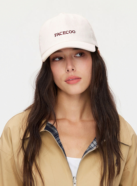 FACECOO简约亚麻棒球帽