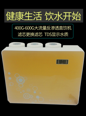 400G800GRO反渗透家用纯水机箱式商用直饮机水族无桶壁挂式大流量