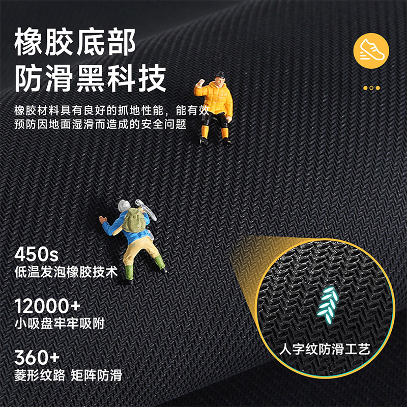 Kitchen floor mat anti-slip, oil-proof, wipeable and wash-free carpet
