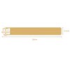 Fair ruler, lawyer gift, graduation gift, cultural and creative gift, brass ruler, ruler, stationery, bookmark, hollow