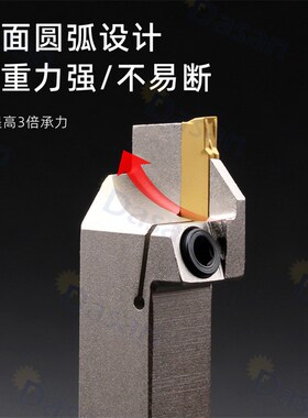 弹簧钢数控走心机切槽刀杆MGEHR1212/1616KX-3车床外径割槽切刀