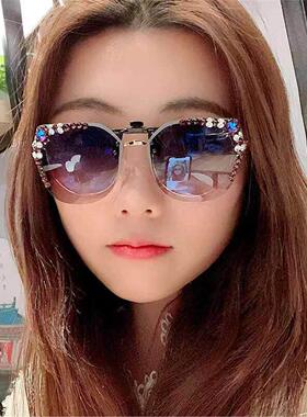 太阳眼镜夹片开车镶钻太阳眼镜偏光镜片夹片式近视眼镜专用日夜两