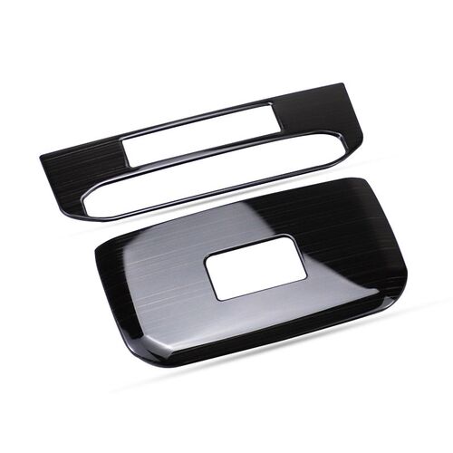 234款四代汉兰达皇冠陆放后排空调贴片饰条USB面板贴亮片内饰配件 - 图2