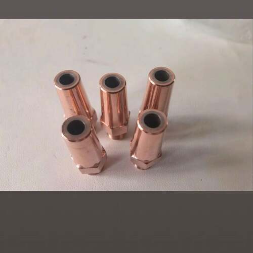 高端超耐磨合金导电嘴二保焊弧焊，机器手专用导电嘴。孔位不偏移 - 图0