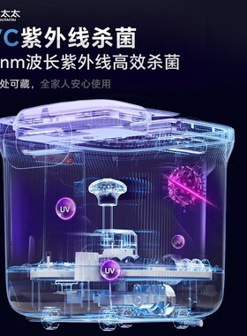 猴太太泡脚桶按摩加热恒温高深洗脚盆电动恒温全自动足浴家用秋冬