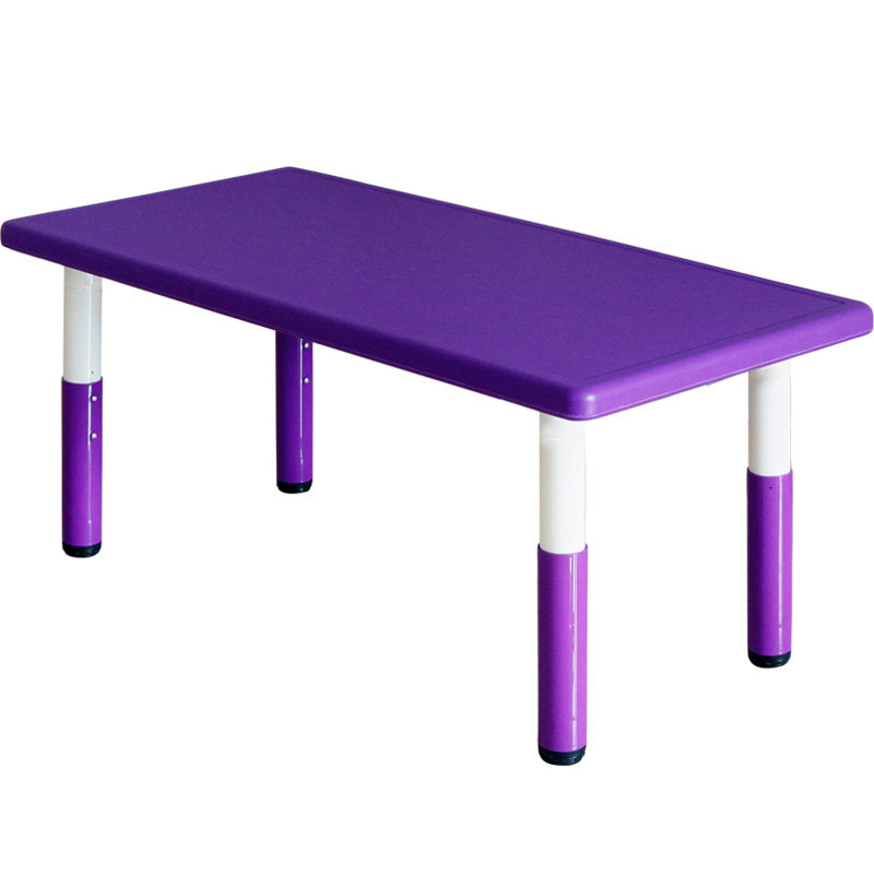 Kindergarten table plastic rectangular lifting learning baby desk and chair set student game children's table and chair