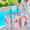Swimming storage bag ~ swimming bag large capacity sports fitness toiletry bag mesh bag swimsuit storage bag beach bag