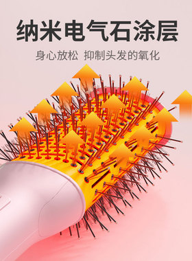 ULELAY负离子护发吹风梳直卷发不伤发风筒速干减噪造型家用吹风机