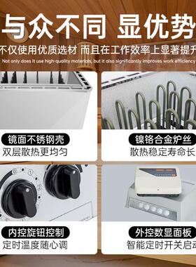 桑拿炉商用桑拿房会所浴池按摩汗蒸不锈钢加热干蒸设备家用取暖炉
