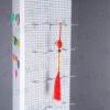 Youyimei floor-standing rotating jewelry hole board display rack hook mobile phone jewelry shelf stainless steel iron display rack