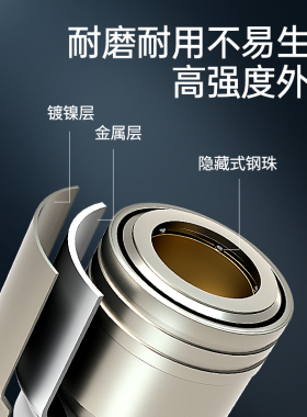 小气动扳手C式自锁快速接头快插PP公头空压机吹尘枪风管汽管气泵
