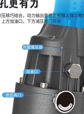 液压冲孔机小型不锈钢板电动冲眼机手提式角钢槽钢角铁钻孔打孔器