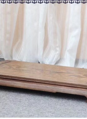 精品红木雕刻工艺品摆件佛像底座鸡翅木质正长方形奇石头实木托