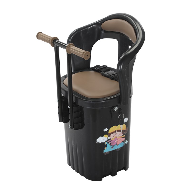 New electric car front child seat electric car baby front seat motorcycle scooter baby child storage seat