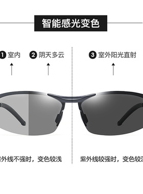 普莱斯偏光太阳镜男开车专用司机驾驶钓鱼眼镜日夜两用夜视墨镜潮